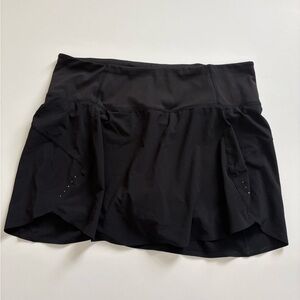 Athleta Run With it 14” Skort Black Size 1x